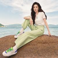 FILA 斐樂 女鞋帆布鞋女士時(shí)尚休閑低幫輕便摩登帆布鞋