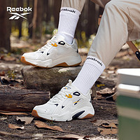 Reebok 銳步 春季運(yùn)動(dòng)鞋春夏男女同款休閑鞋厚底撞色復(fù)古老爹鞋休閑鞋