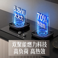 Vanward 萬(wàn)和 燃?xì)庠铍p灶家用 天然氣雙灶具 G8L90 5.2kw