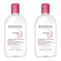 BIODERMA 貝德瑪 卸妝水粉水500ml*2 眼唇臉三合一 卸防曬 敏肌