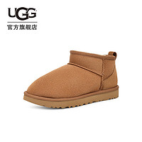 UGG 美版雪地靴 短筒靴 1116109女款-栗色 36