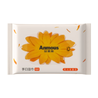 安慕斯（Anmous）嬰兒濕巾 新生兒寶寶專用口手濕紙巾金盞花便攜小包裝柔軟加厚 金盞花-嬰童濕巾 10抽 15包