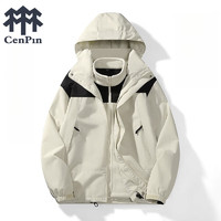 CENPIN 誠(chéng)品 三合一沖鋒衣 象牙白 3XL