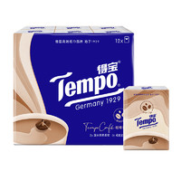 Tempo 得寶 經(jīng)典加厚手帕紙 4層7張12包 咖啡香型