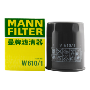 曼牌（MANNFILTER）機油濾清器機濾機油濾芯W(wǎng)610/1維特拉鋒馭啟悅天語SX4雨燕吉姆尼