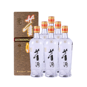 董酒 老貴董 董香型白酒 54度500ml 純糧固態(tài)發(fā)酵 自飲送禮 口糧酒 54度 500mL 6瓶