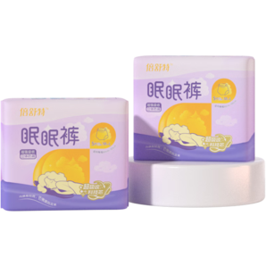 倍舒特眠眠褲 棉柔褲型衛(wèi)生巾 夜用安睡褲 防側(cè)漏  10片 M碼 80-130斤