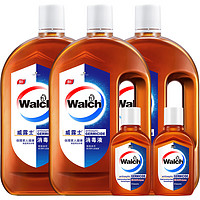 Walch 威露士 消毒液 家居消毒水 1L*3+60ml*2 殺菌99.999%