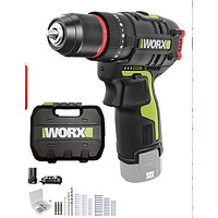 WORX 威克士 12V無刷沖擊鉆WU131X.1家用手電鉆手槍鉆鋰電工具套裝+附件WA1621