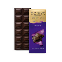 GODIVA 歌帝梵 浙江地區(qū)有貨  GODIVA 歌帝梵 醇享 72%黑巧克力磚 90g