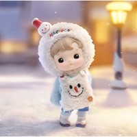 POP MART 泡泡瑪特 HACIPUPU雪人來訪BJD可動(dòng)人偶