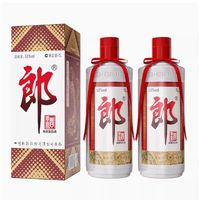 LANGJIU 郎酒 郎牌郎酒 53%vol 醬香型白酒 1000ml*2瓶+手提袋