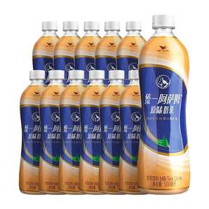 統(tǒng)一阿薩姆原味奶茶飲料500ml×12瓶原味即飲奶茶飲品茶香濃郁