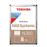 TOSHIBA 東芝 8TB NAS網(wǎng)絡(luò)存儲機械硬盤私有云家庭文件存儲7200轉(zhuǎn) 256MB SATA接口N300系列