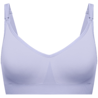 美德樂（Medela）哺乳文胸輕薄透氣產(chǎn)后喂奶孕婦內(nèi)衣單層前開扣無鋼圈輕盈款 奶油色 XL