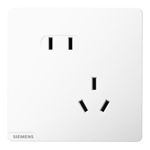 SIEMENS 西門子 墻壁開關(guān)插座面板  斜五孔插座 二三插