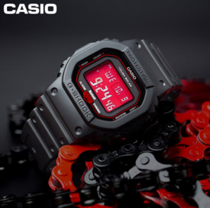 CASIO 卡西歐 G-SHOCK經(jīng)典系列 42.8毫米太陽能電波腕表 GW-B5600AR-1