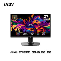 MSI 微星 MAG271QPX  26.5英寸OLED顯示器（2560*1440、240Hz、 HDR400）