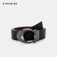 COACH 蔻馳 男士皮帶奢侈品皮質C暗扣寬版腰帶CQ013