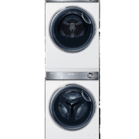 31日20點(diǎn)！Haier 海爾 云溪冠軍版376W HGY100-F376WU1+XQG100-BD14376LWU1 熱泵式洗烘套裝 白色