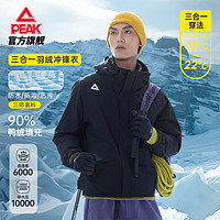 PEAK 匹克 馭峰甲 男款三合一羽絨沖鋒衣 DF544037