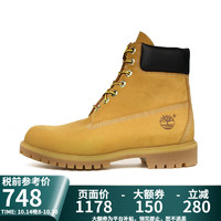 Timberland 男款戶外防水真皮大黃靴 10061W