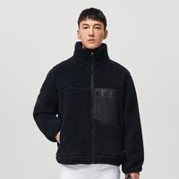 PELLIOT 伯希和 戶外時(shí)尚抓絨衣男保暖鎖溫簡(jiǎn)約舒適立領(lǐng)仿羊羔絨運(yùn)動(dòng)外套