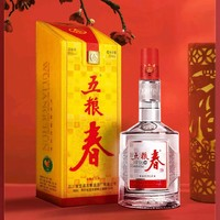 五糧春 45%單瓶500ML+川紅白茶100g禮盒裝