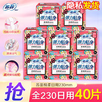 Sofy 蘇菲 衛(wèi)生巾日夜組合護(hù)墊超熟睡夜用日用230+290姨媽巾套裝 230mm全日用40片