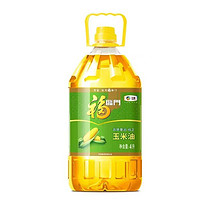福臨門 4升 福臨門非轉(zhuǎn)基因純正玉米油4L*1桶 壓榨
