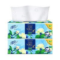 Breeze 清風(fēng) 花萃臻品系列抽紙4層加厚80抽壓花紙巾餐巾紙衛(wèi)生紙家用實(shí)惠專享 2包（學(xué)生號(hào)專享）