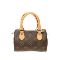 LOUIS VUITTON 路易威登 中古95新LV女包派拉蒙 speedy MINI 麻將 貝殼植鞣革更新