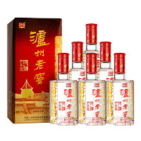 瀘州老窖 六年窖頭曲 52%vol 濃香型白酒 500ml*6瓶 整箱裝(內(nèi)含禮品袋)