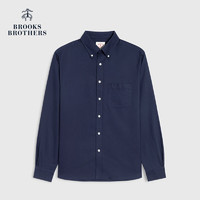 Brooks Brothers 純棉長袖扣結(jié)領襯衫