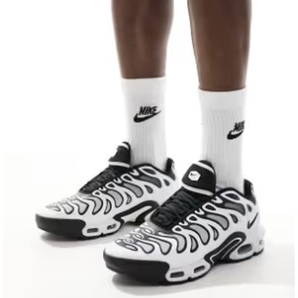 NIKE 耐克 Air Max Plus Drift 運(yùn)動鞋 白色和銀色