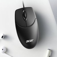 acer 宏碁 M117 有線鼠標 1000DPI 黑色