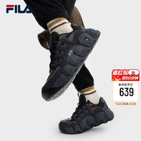 FILA 斐樂官方男鞋可頌面包鞋老爹鞋運(yùn)動鞋2024冬季新款休閑厚底