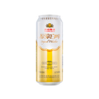 燕京啤酒 原漿白啤 啤酒500ml×12罐（買贈純生500ml×3罐）