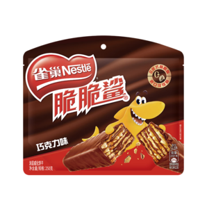 雀巢（Nestle） 脆脆鯊?fù)灨汕煽肆ξ?50g 休閑零食 辦公室早餐下午茶點(diǎn)心