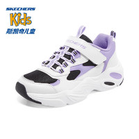 SKECHERS 斯凱奇 隕星熊 兒童魔術(shù)貼跑步鞋 303901L