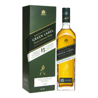 JOHNNIE WALKER 尊尼獲加 綠牌 15年 調(diào)和 蘇格蘭威士忌 43%vol 750ml