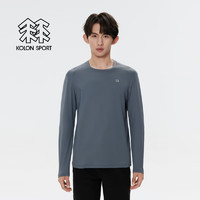 KOLON SPORT 男子戶外圓領(lǐng)防曬長恤 LHRT4AN105-DG