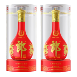 郎酒【官方直供】 53度 500mL 1瓶 紅花郎10 醬香型白酒