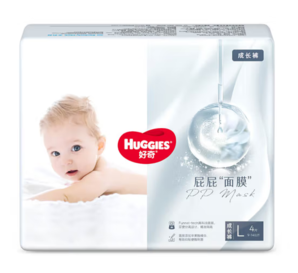 HUGGIES 好奇 屁屁“面膜”系列 紙尿褲 L4片