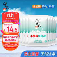 xuetian 雪天 未加碘 深井巖鹽 400g*10包