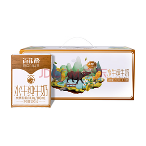 奶中珍品！百菲酪 4.0g乳蛋白 水牛純奶 200mL*12盒