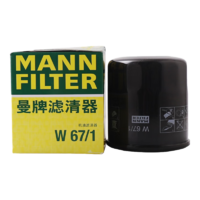 曼牌（MANNFILTER）機(jī)油濾清器機(jī)濾機(jī)油濾芯保養(yǎng)W67/1天籟奇駿逍客軒逸騏達(dá)驪威頤達(dá)