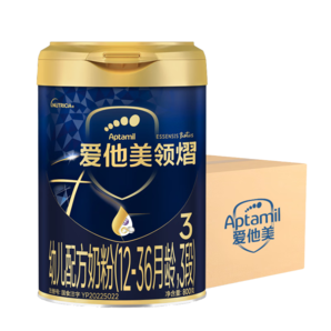 愛(ài)他美（Aptamil）領(lǐng)熠幼兒配方奶粉（12—36月齡   3段） 800g*6罐 整箱裝