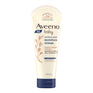 艾惟諾（Aveeno）天然燕麥寶寶面霜乳液深層滋潤嬰兒舒緩柔嫩潤膚乳227g 舒緩潤膚乳227g*2【27年1月】