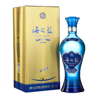 YANGHE 洋河 海之藍(lán) 藍(lán)色經(jīng)典 旗艦版 52%vol 濃香型白酒 520ml 單瓶裝